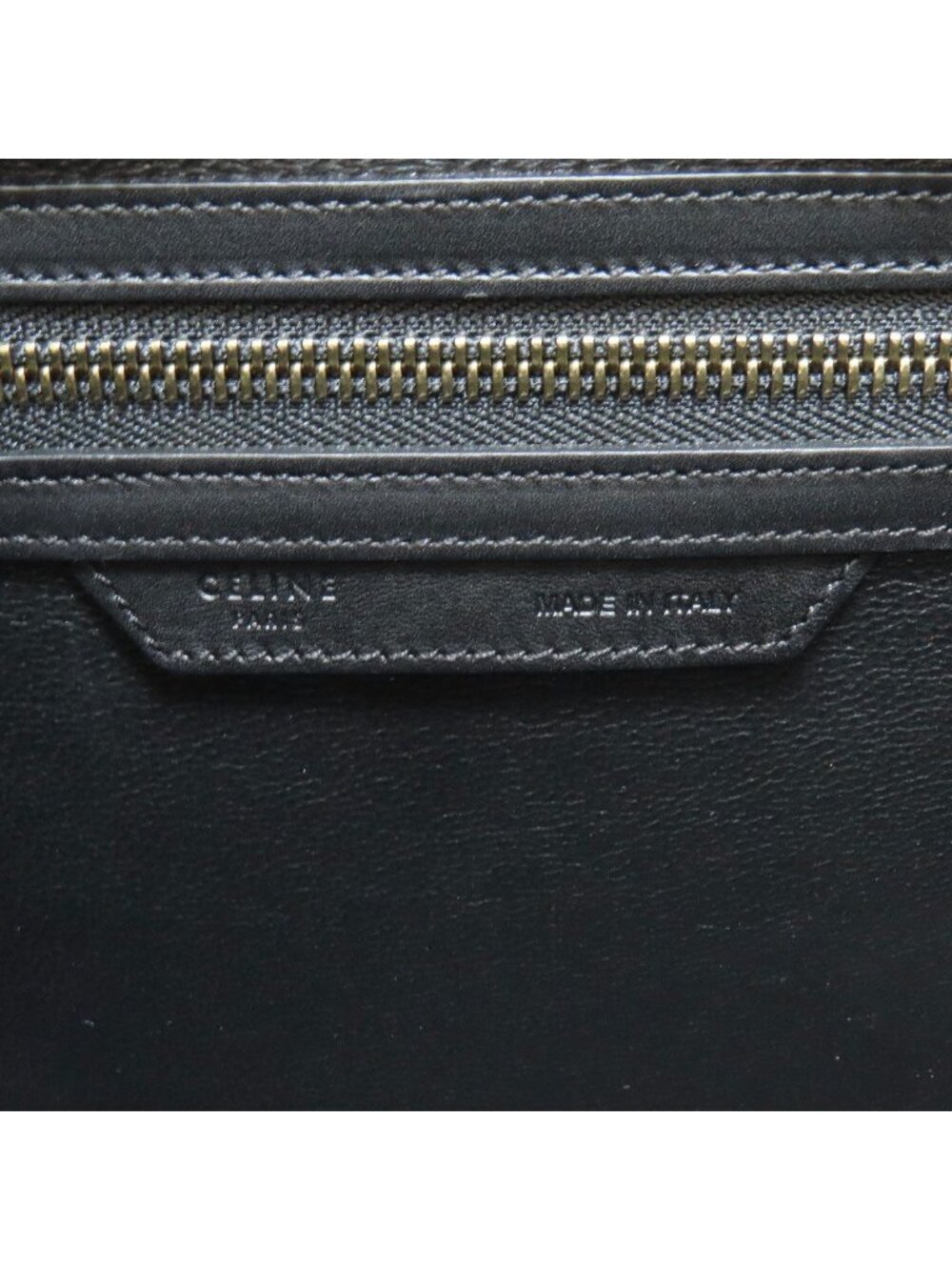Celine Luggage Micro Handbag Leather Canvas - Picture 6 of 15